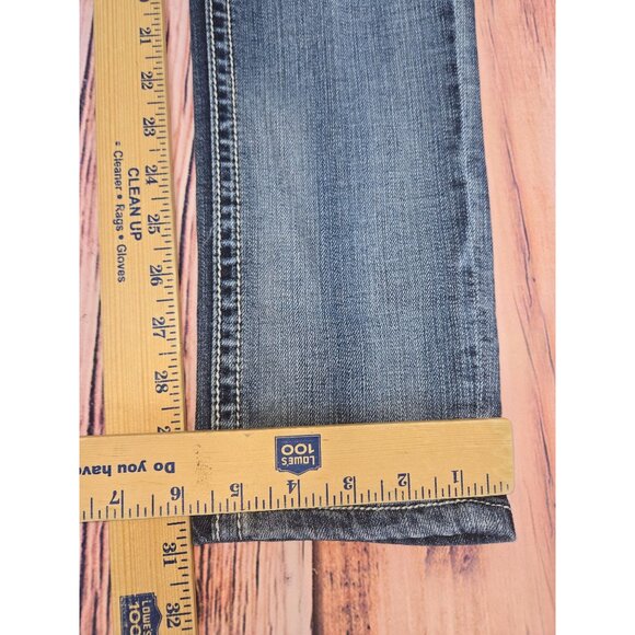 Grace In LA Womens Western Skinny Jeans 27 -30x31 Embellished Cross Back Pocket - Picture 13 of 13